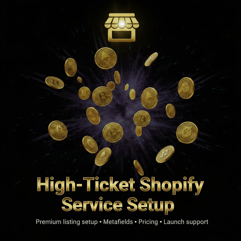  Premium listing setup, meta-fields, pricing, and launch support designed to help you build a professional store that converts